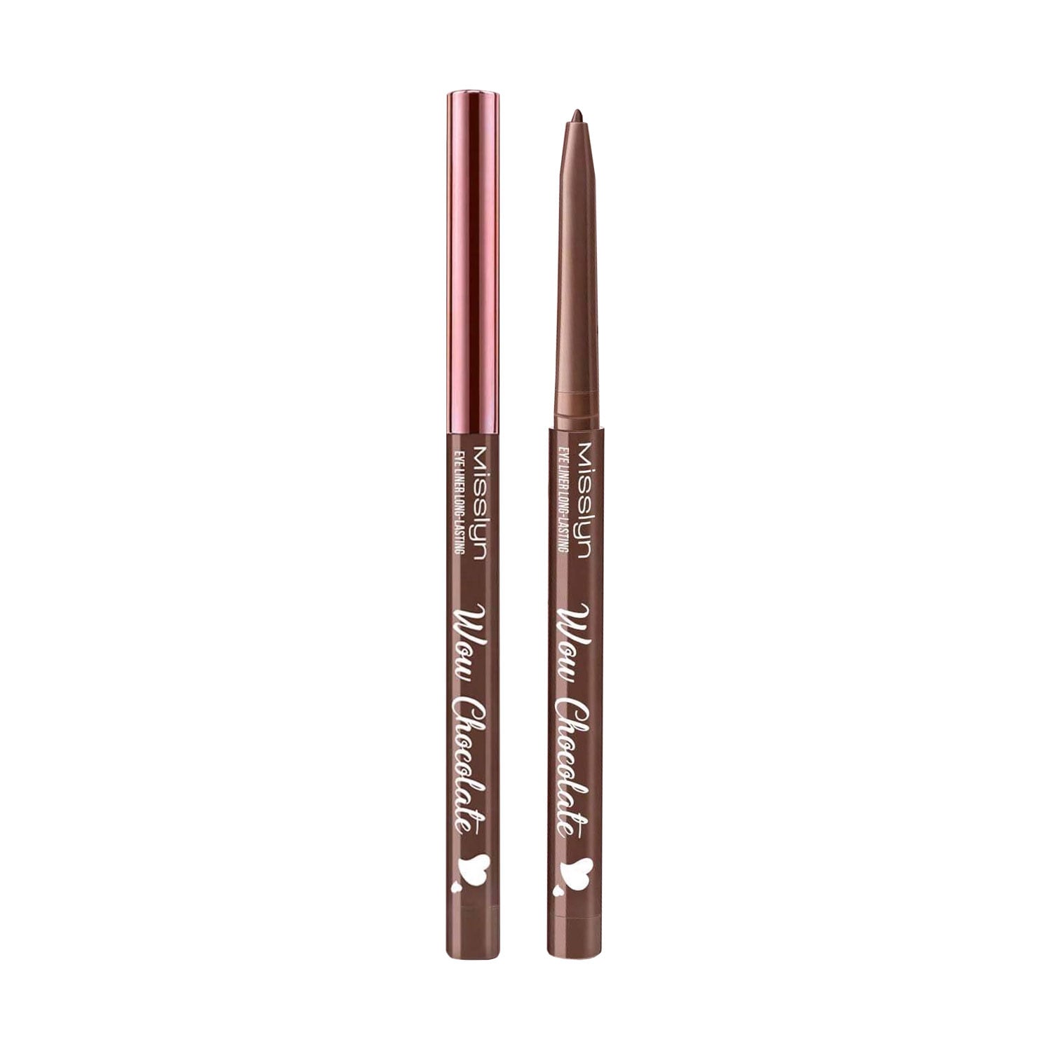 Олівець-підводка для очей Misslyn Wow Chocolate Eye Liner 02 Brown Caramel, 0.1 г